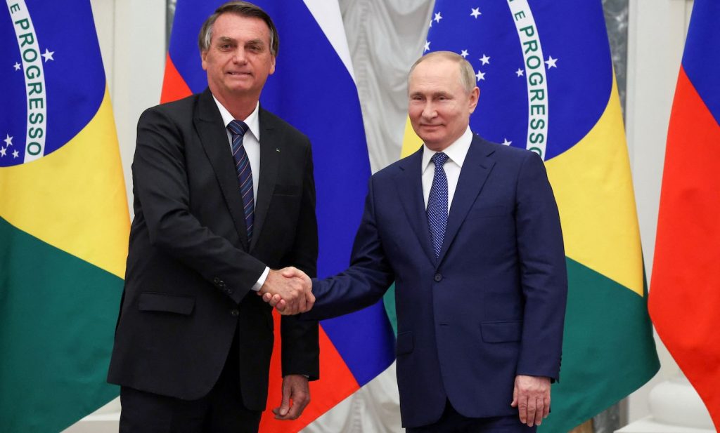 Brazil's Bolsonaro meets Russia's Putin in Moscow amid Ukraine crisis