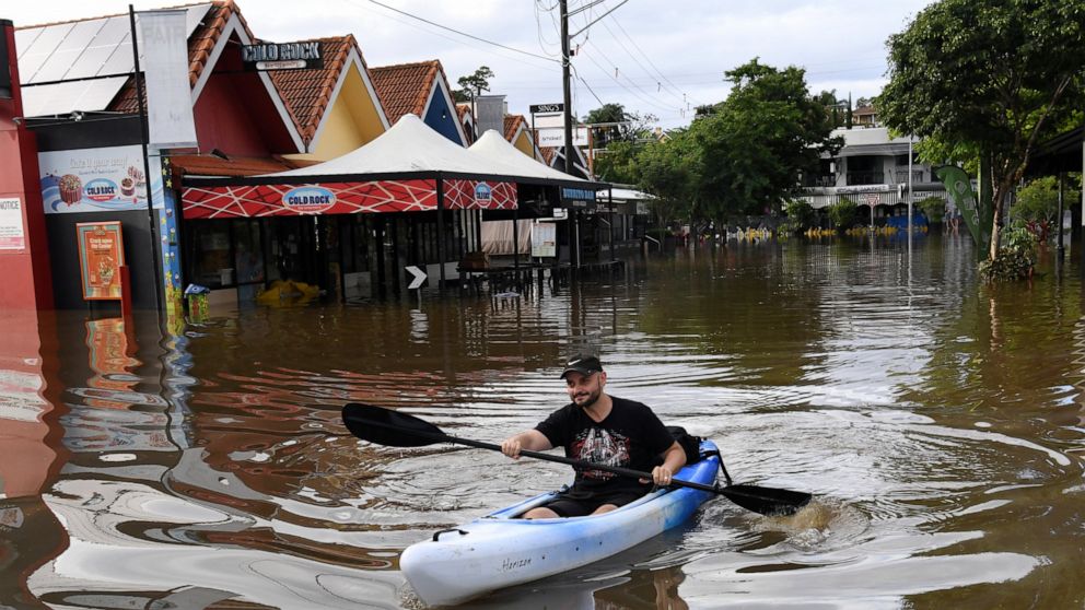 Major floods inundated the east coast of Australia, killing 8 people