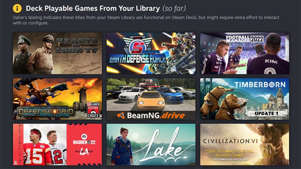 Steam Deck compatibility test run on 810 actual games