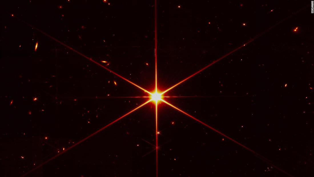 The James Webb Space Telescope shares a new image after reaching the stage of optics