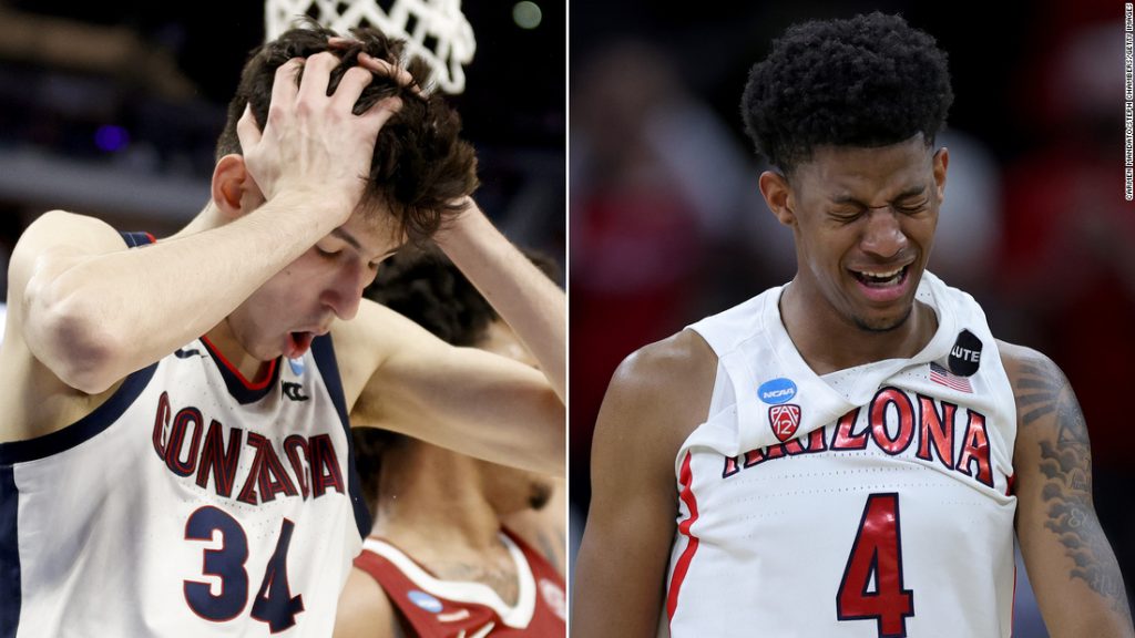 March Madness: Surprised Gonzaga and Arizona Seeds #1 on Sweet 16