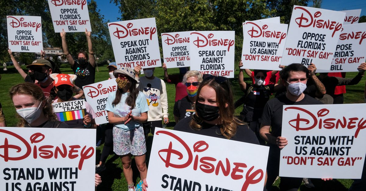 Disney employees go on strike to protest company’s response to Florida bill