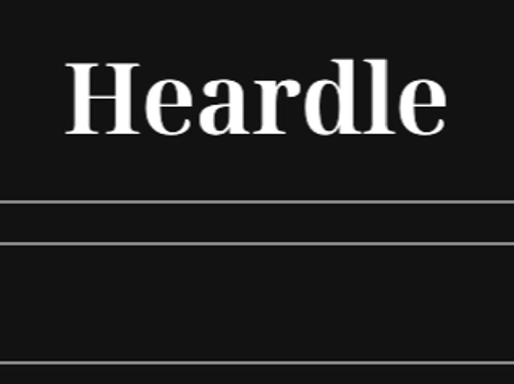 Heardle: The New Wordle for Music Lovers