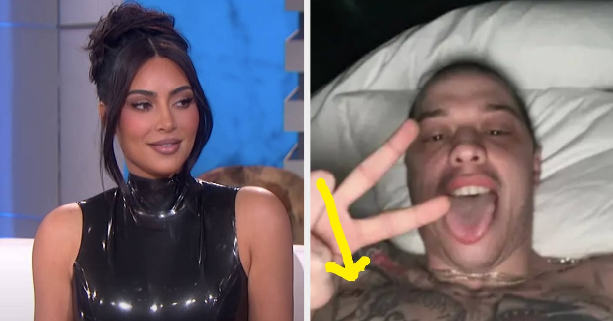 Kim Kardashian talks about Pete Davidson’s Kim tattoos, the brand