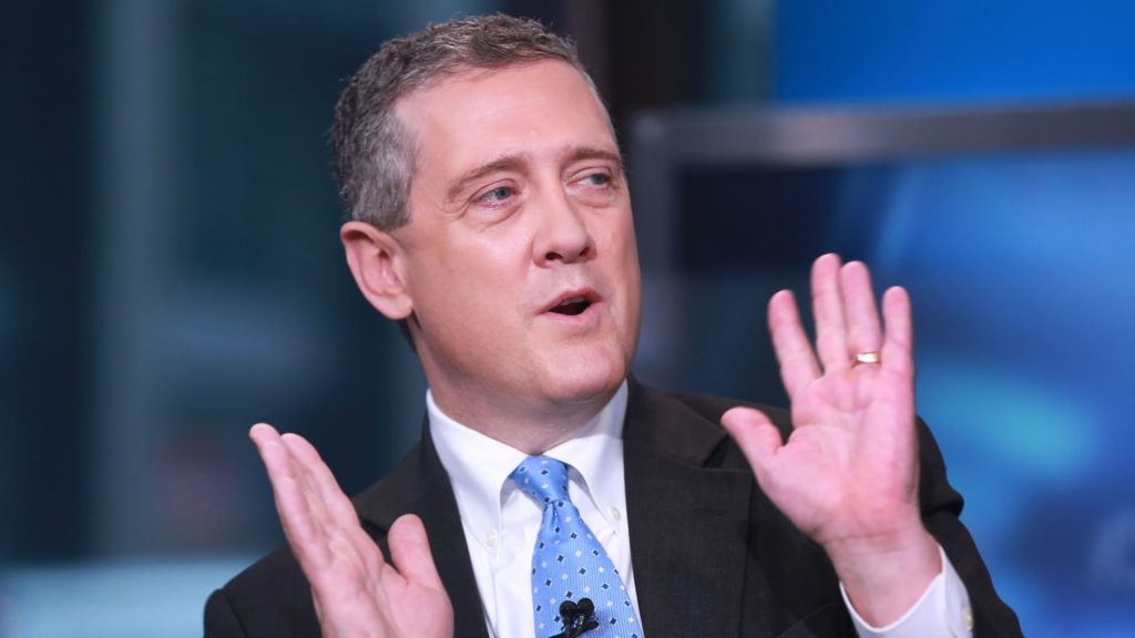 St.  Fed Lewis Bullard says the central bank should raise interest rates above 3% this year