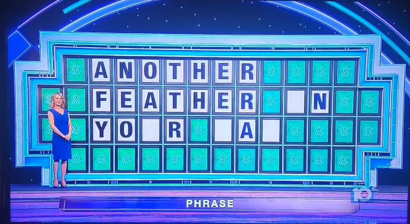 ‘Wheel of Fortune’ contestants on ‘The Feather in Your Hat’ Moment
