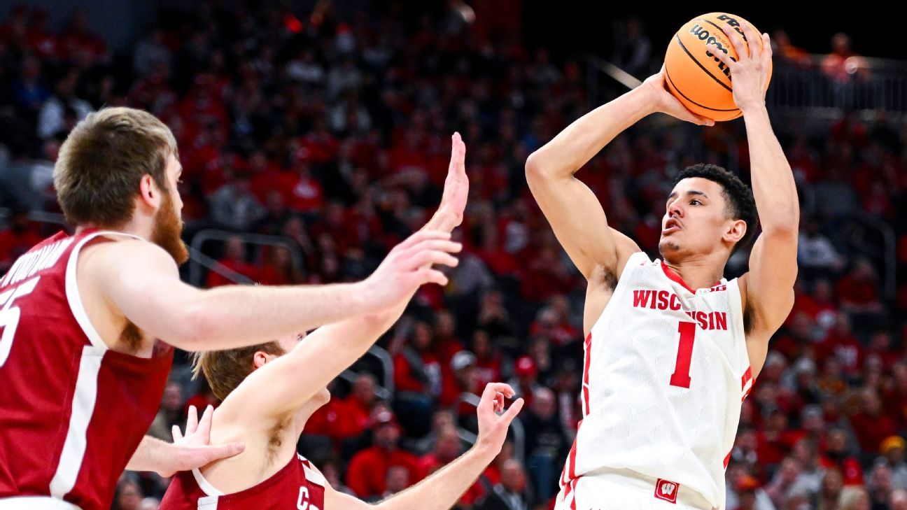 Wisconsin Badgers’ Jonny Davis, likely #9 in ESPN 100, for entry into the NBA Draft