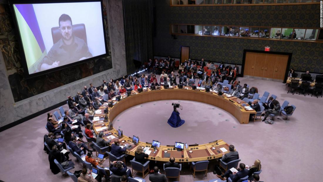 Volodymyr Zelensky: Ukraine’s president detailed alleged Russian atrocities in harsh UN speech
