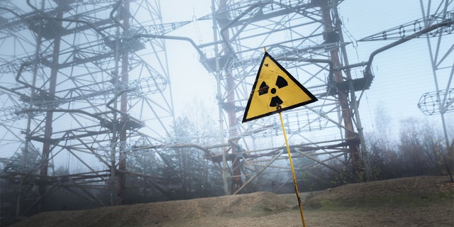 Recording of radioactivity in the outskirts of Chernobyl 2019 close-up