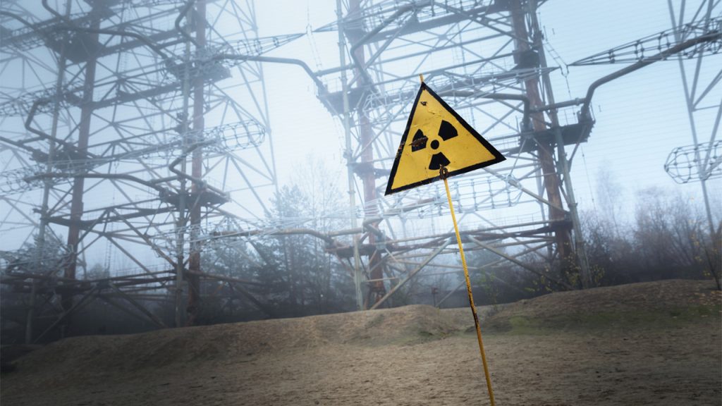 Russian forces dug trenches in the highly radioactive 'Red Forest' of Chernobyl