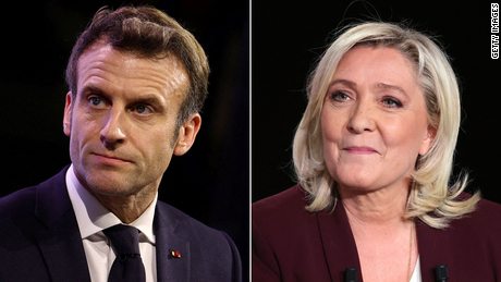 Macron and Le Pen on their way to advance to the second round of the French presidential election