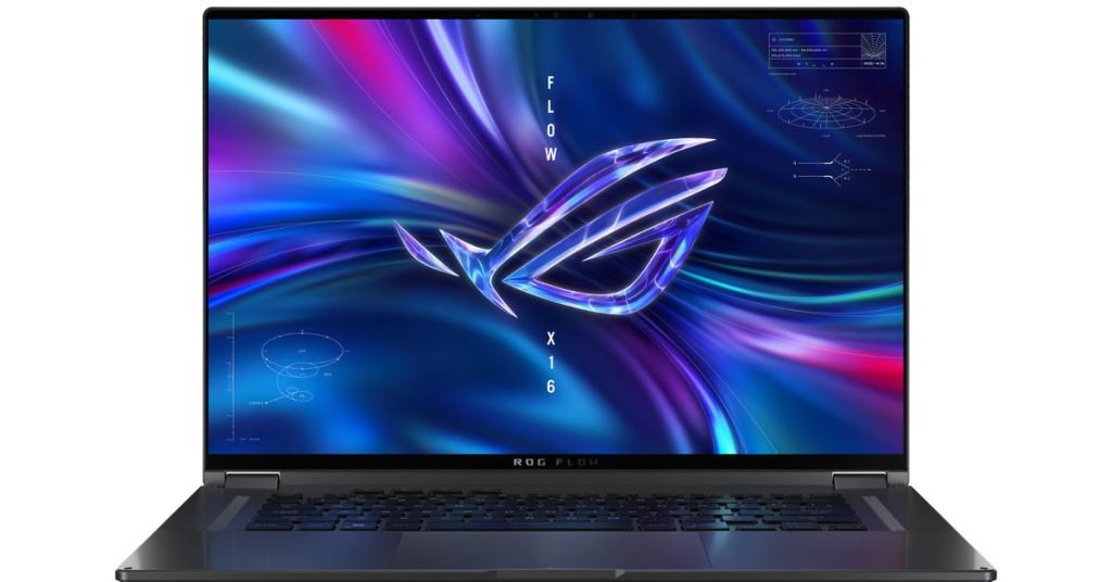 Asus' ROG Flow X16 is a large and powerful 2-in-1 gaming laptop