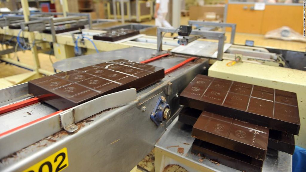 The closure of the largest chocolate factory in the world due to the spread of salmonella