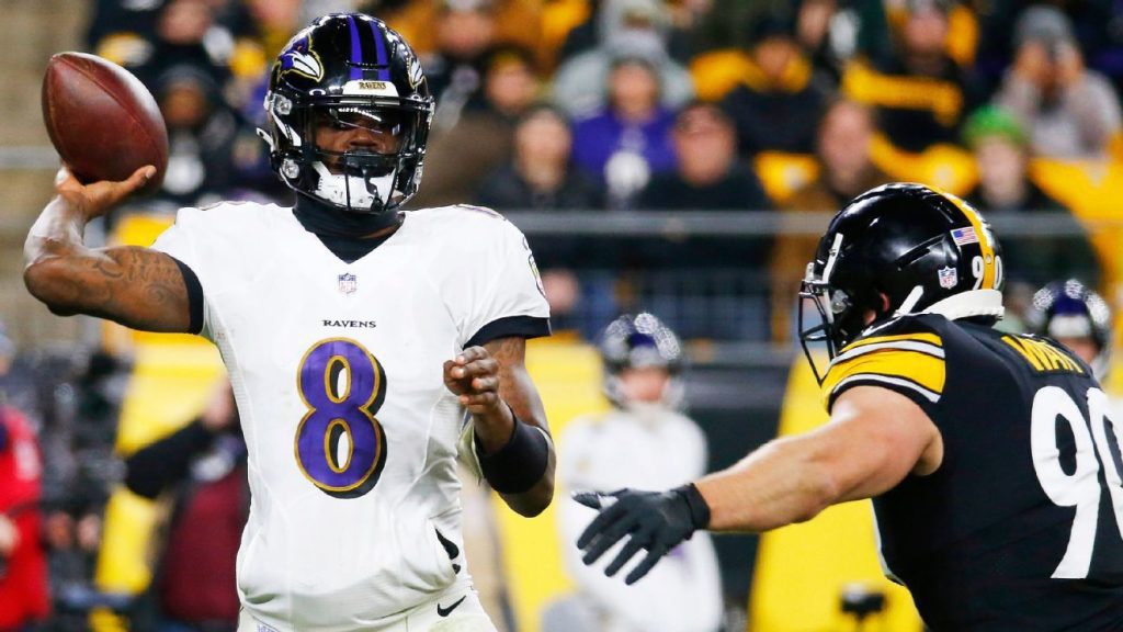 Quarterback Lamar Jackson is back with the Baltimore Ravens for the first time this season