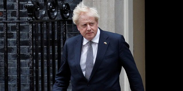 British Prime Minister Boris Johnson in Downing Street in London on Thursday.