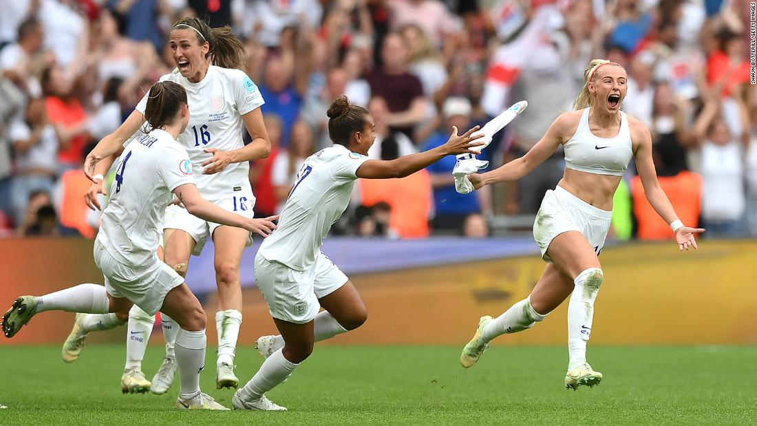 England won their first women's major tournament by beating Germany 2-1 at Euro 2022