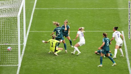 Kelly scored England's European Championship-winning goal in the final against Germany at Wembley Stadium on July 31.