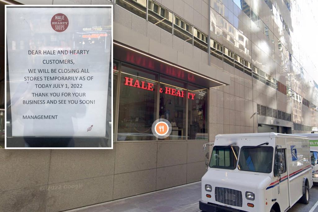 Hale and Hearty series in New York City abruptly closed after 20 years