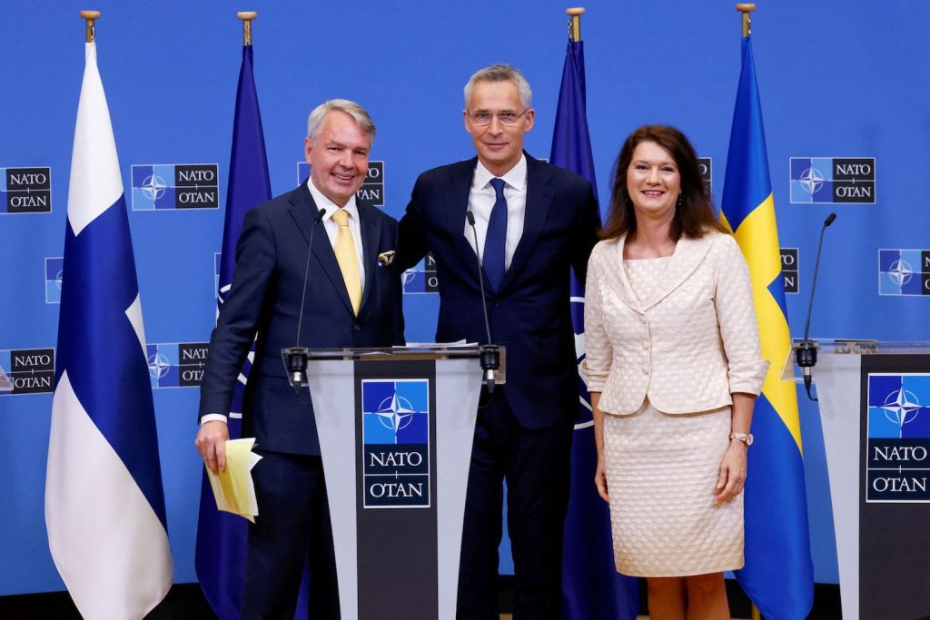 NATO signs accession protocols for Finland and Sweden