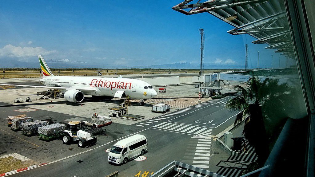 Ethiopian Airlines plane.