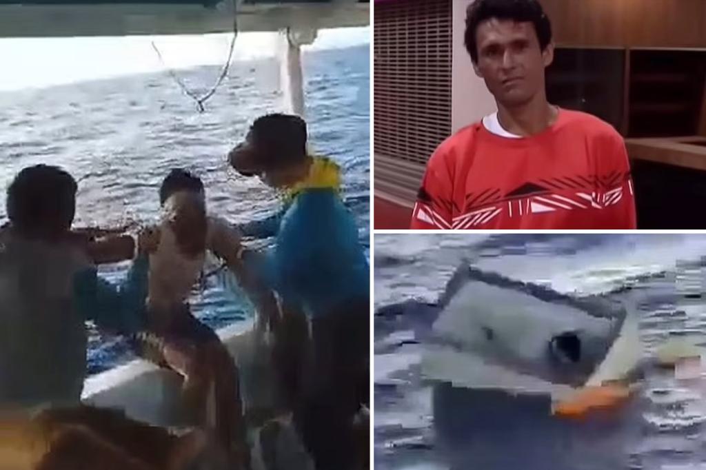 A Brazilian fisherman lives 11 days at sea in a refrigerator