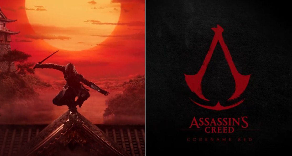 Assassin's Creed: Codename Red, the logo and the title image, show one of the game's killers in a ninja-style pose in front of the sunset.