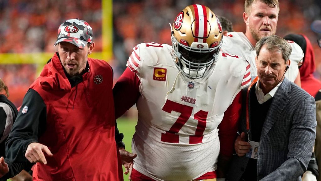 San Francisco 49ers' Trent Williams and Aziz El Shaer deal with multiweek injuries