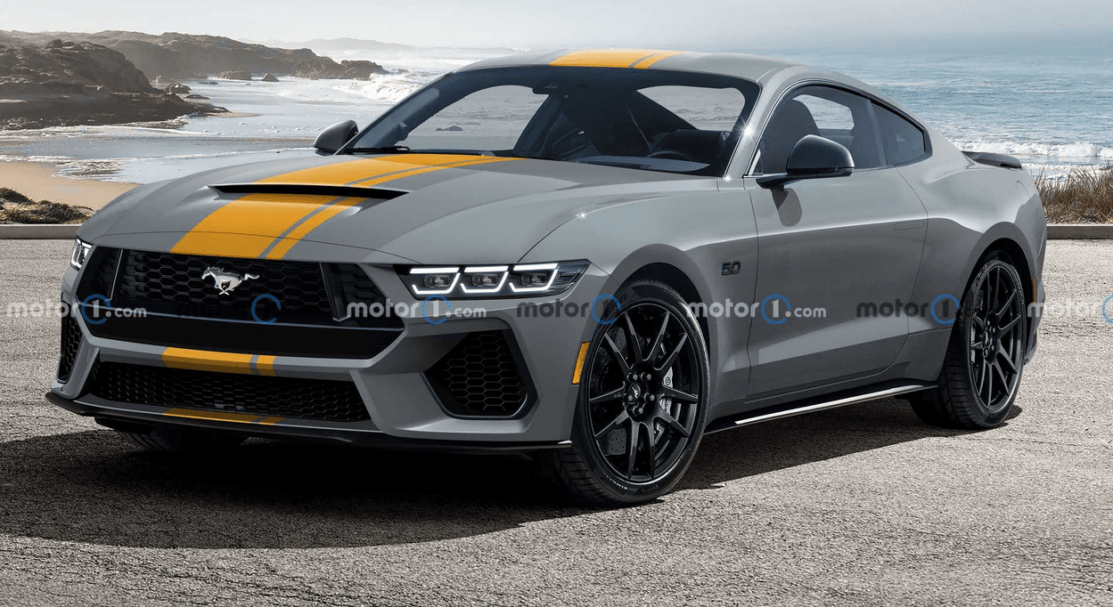 The first images of the Ford 2024 Mustang revealed in a stunning 3D ...