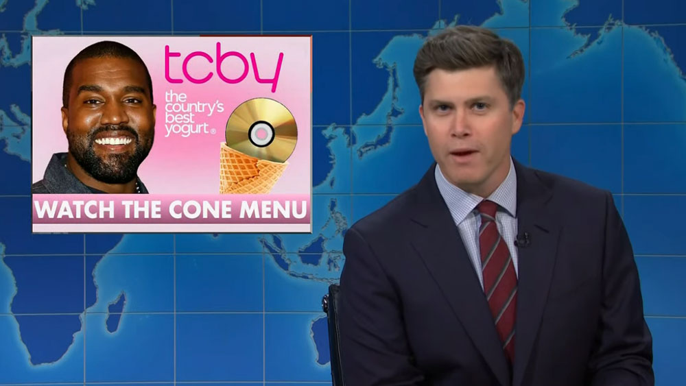 Weekend update calls out companies dropping Kanye West who weren't related to the rapper - Deadline