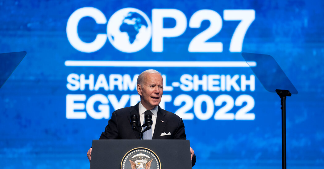 COP27 Live Updates: Mixed Reaction to Biden’s Climate Summit Speech