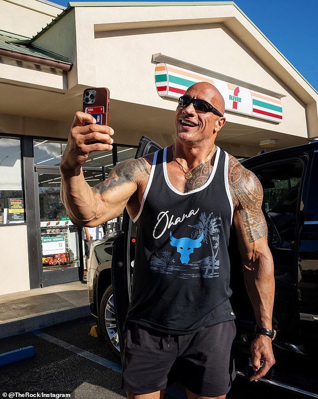 THE LATEST: Dwayne Johnson, 50, on Monday took to Instagram to document a visit to the 7-Eleven store in Hawaii where he used to shoplift as a teenager — this time buying Snickers store inventory while picking up the tabs of amazed and starstruck customers