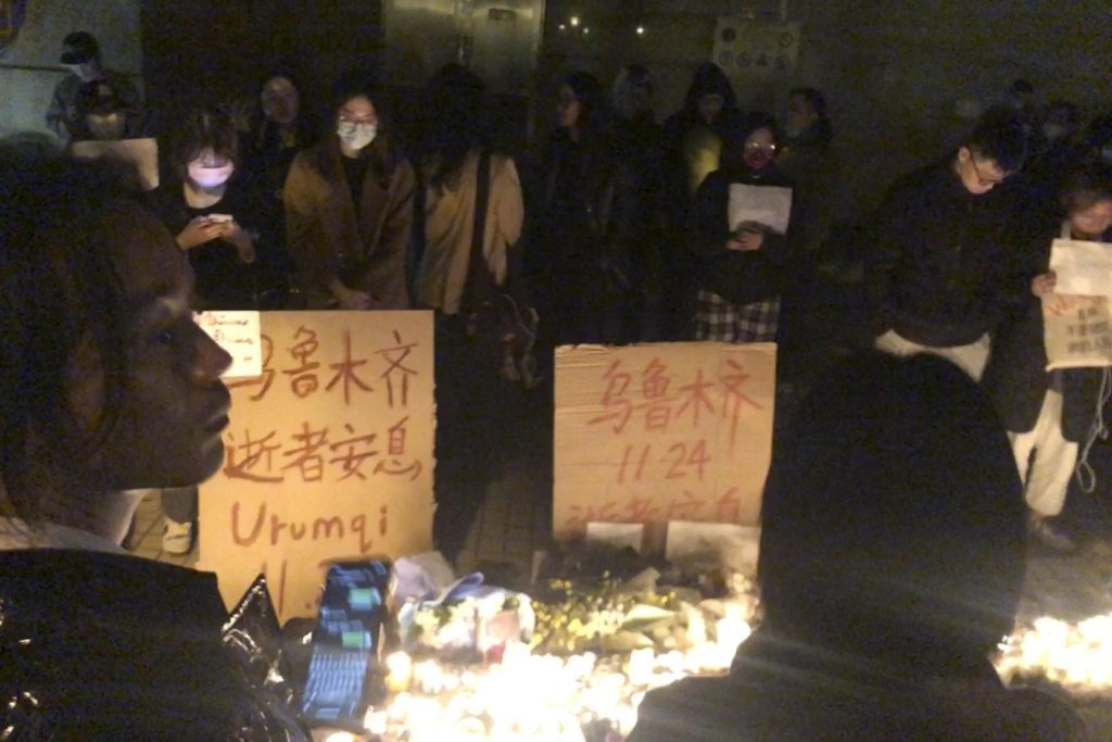 More anti-COVID protests in China sparked by a deadly fire