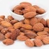 This shows a bowl of almonds