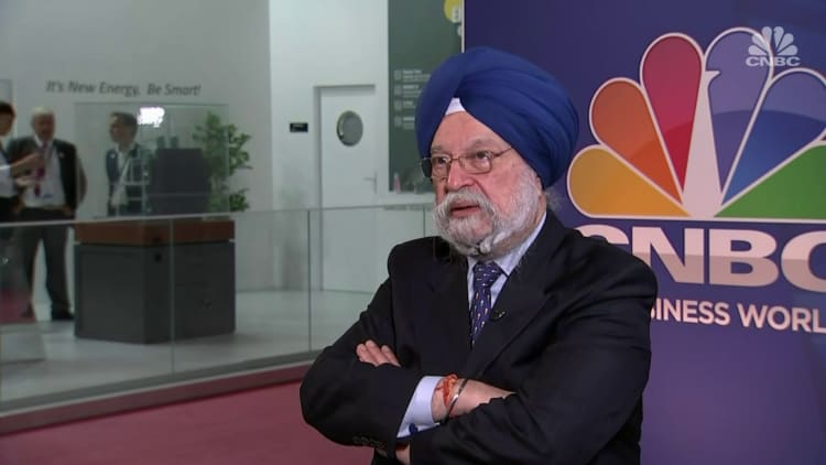 Watch the full CNBC interview with India's Petroleum Minister Hardeep Singh Puri