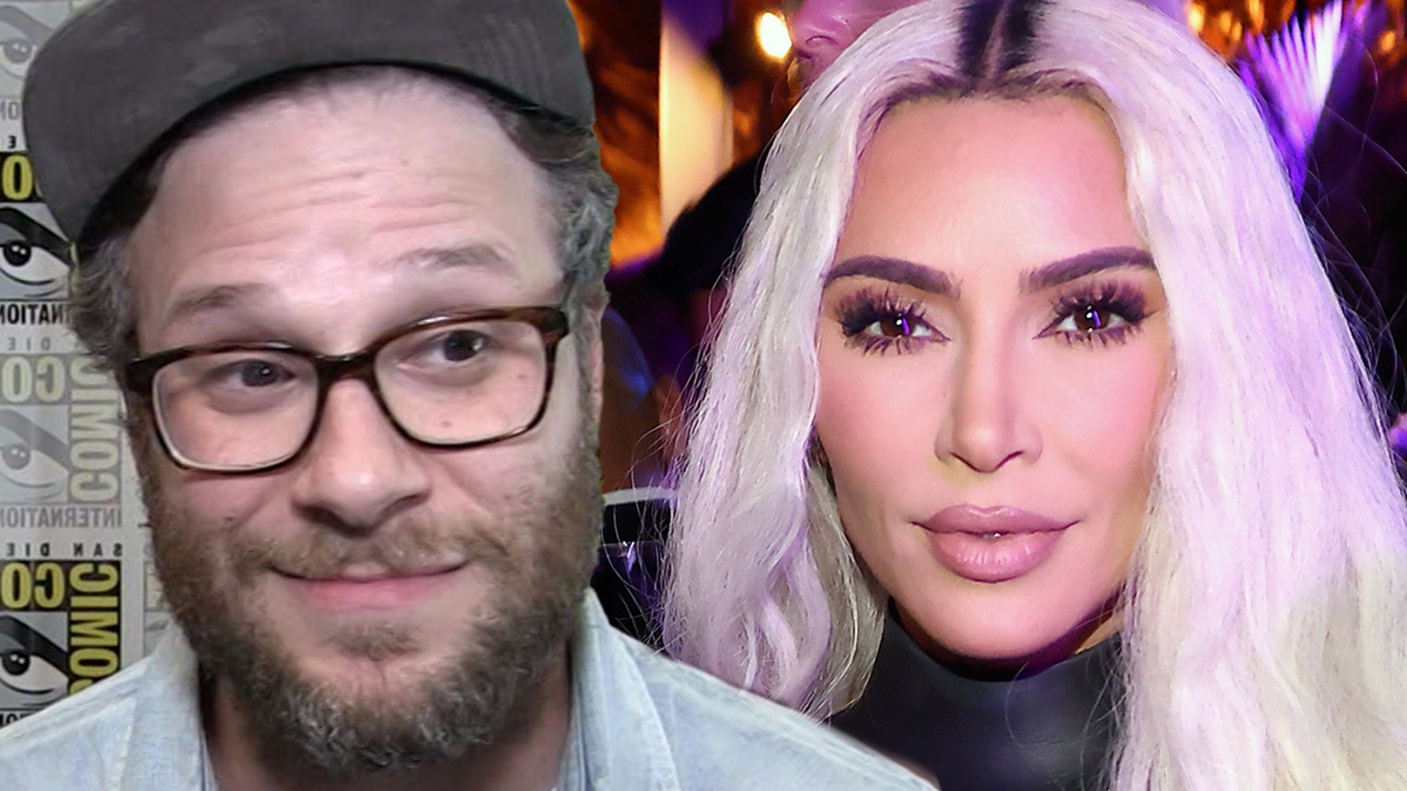 Seth Rogen Jokes About Kim Kardashian’s Absence From Women In Entertainment Breakfast
