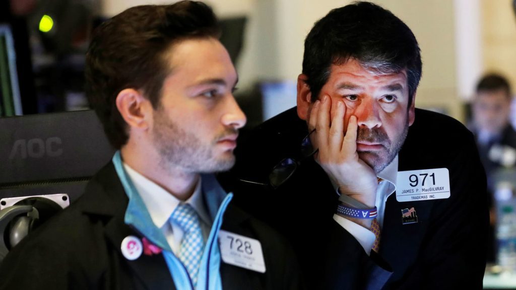 Dow futures fell 300 points as the selling continued on Wall Street