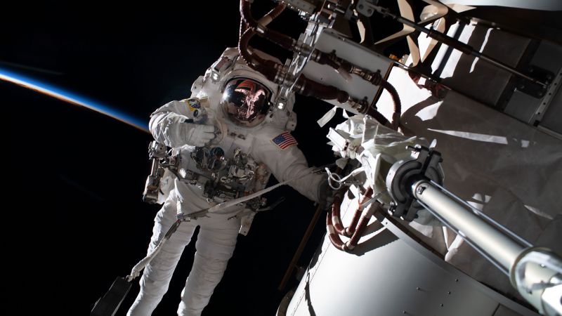 Astronauts will give the space station a boost during Saturday's spacewalk
