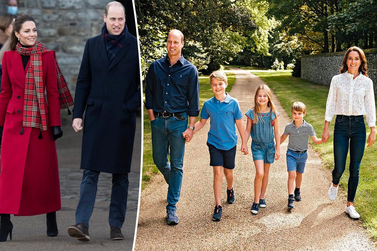 Prince William and Kate Middleton's 2022 Christmas card has been revealed